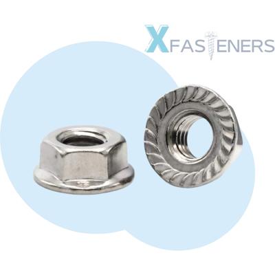 Flange-Serrated Nuts